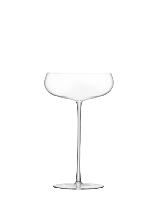 Wine Culture Wine Champagne Saucer 320ml Clear x 2