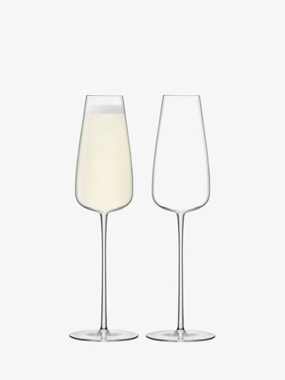 Wine Culture Champagne Flute 330ml Clear x 2