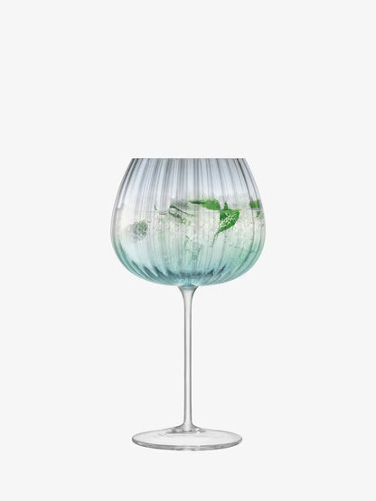 Dusk Balloon Goblet 650ml Green/Grey x 2