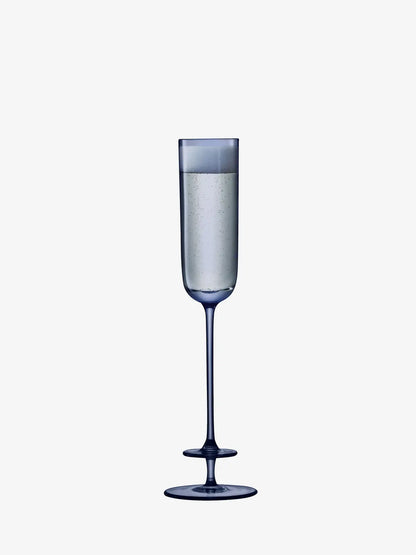 Champagne Theatre Champagne Flute 130ml Tier/Midnight Blue x 2