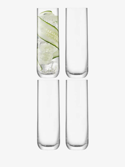 Borough Highball 420ml Clear x 4