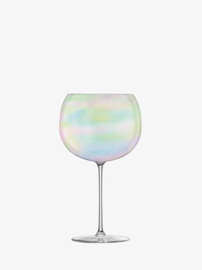Bubble Balloon Glass 680ml Pearl x 4