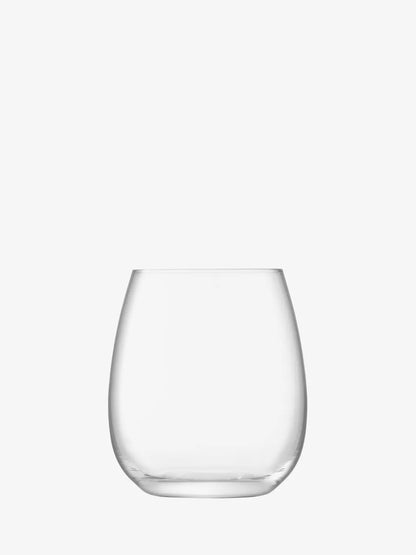 Borough Stemless Glass 455ml Clear x 4
