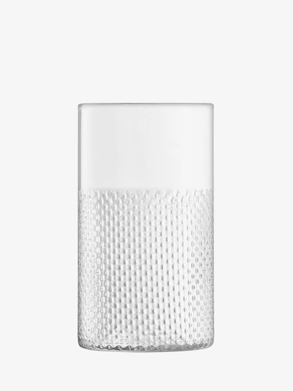 Wicker Vase/Lantern H25cm Clear