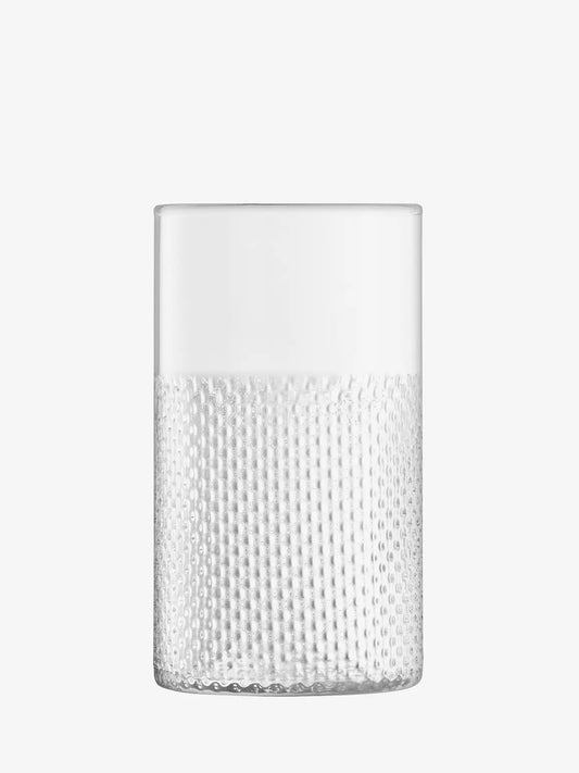 Wicker Vase/Lantern H25cm Clear