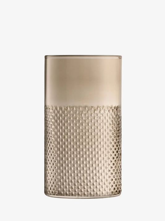 Wicker Vase/Lantern H25cm Taupe