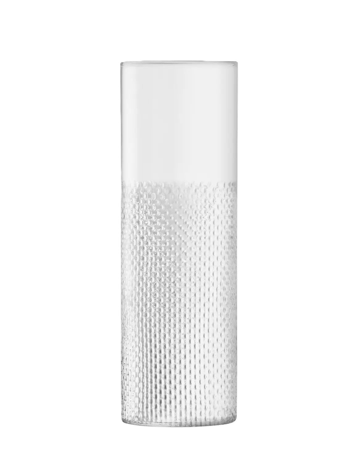 Wicker Vase H40cm Clear