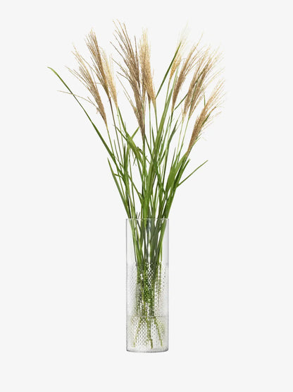 Wicker Vase H40cm Clear