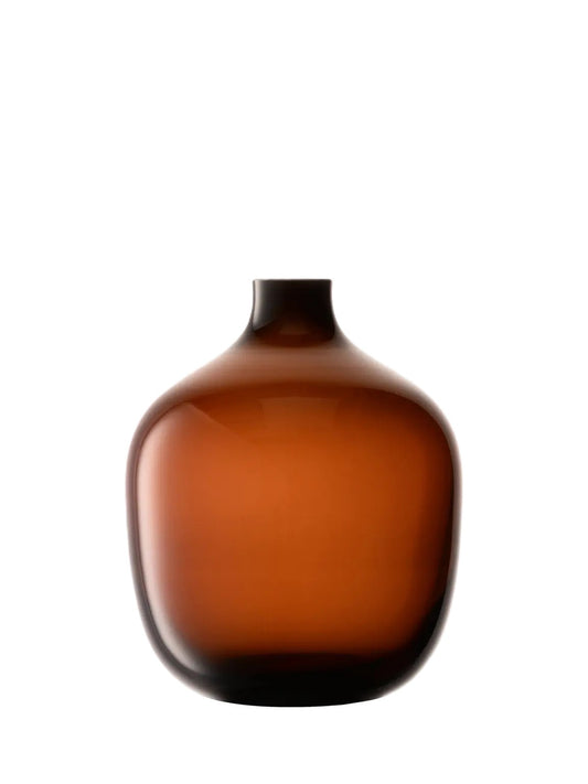 Vessel Vase H18cm Peat Brown