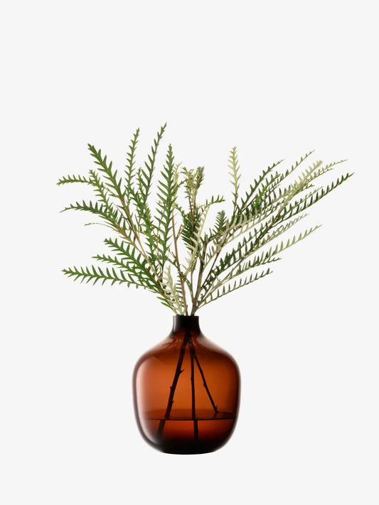 Vessel Vase H18cm Peat Brown