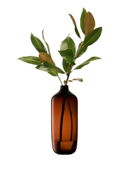 Vessel Vase H38cm Peat Brown