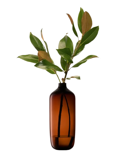 Vessel Vase H38cm Peat Brown