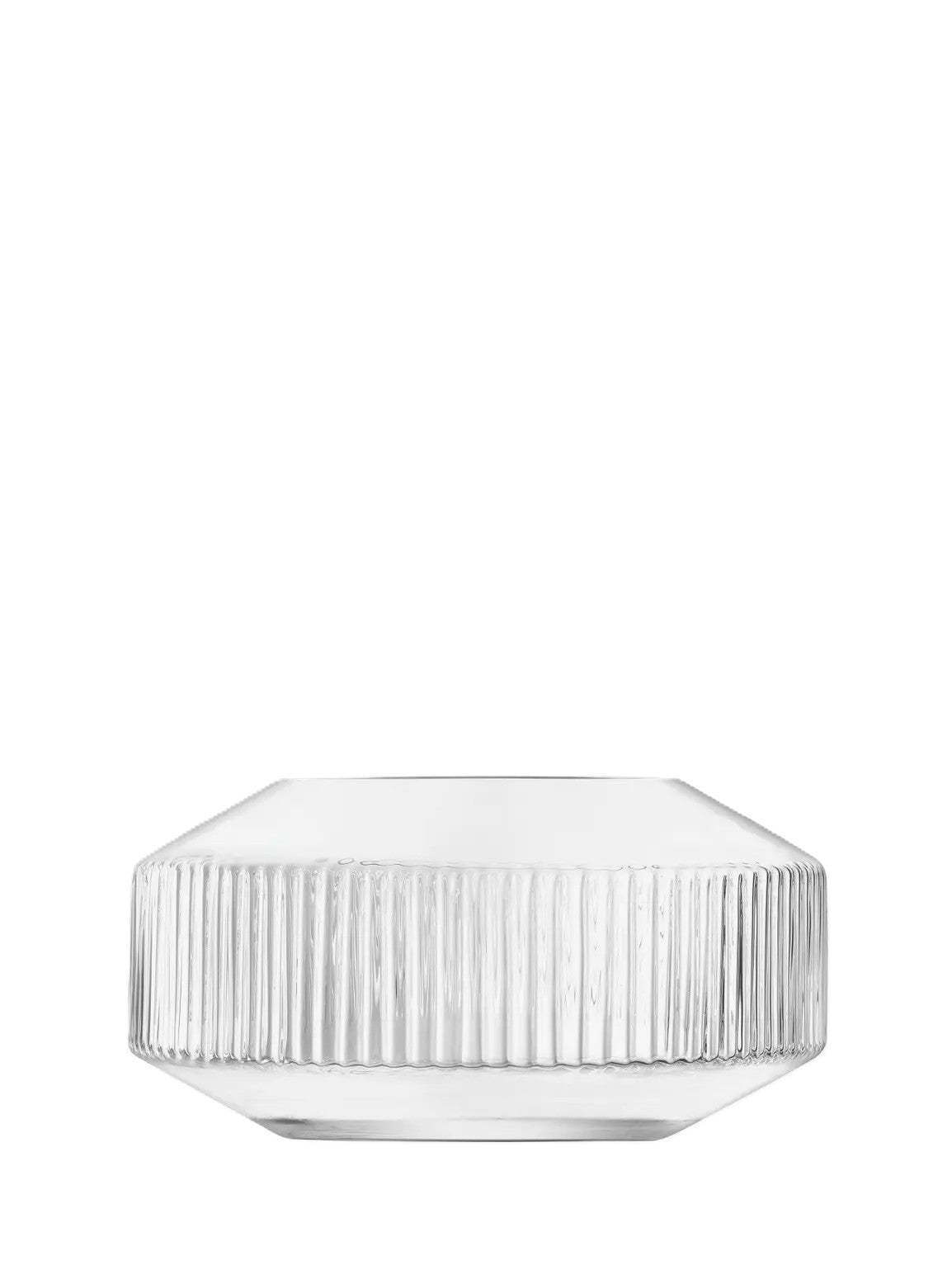 Rotunda Wide Vase H14cm Clear