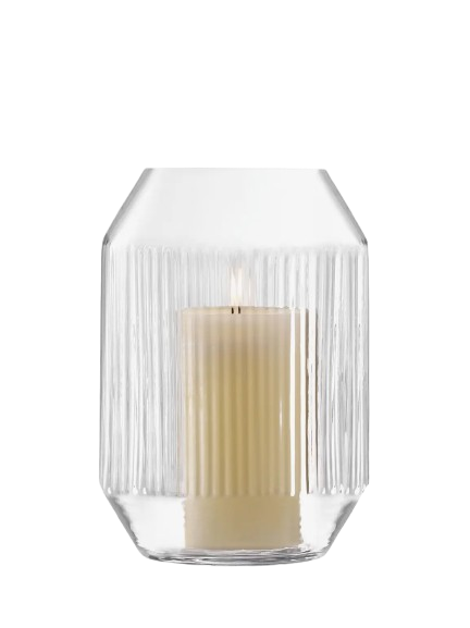 Rotunda Lantern/Vase H26cm Clear