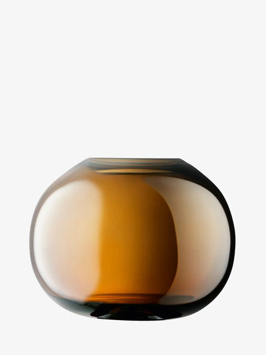 Epoque Vase H13.5cm Amber/Lustre
