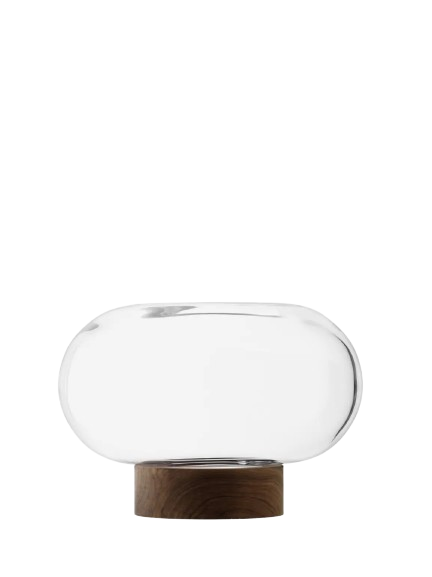 Oblate Vase/Lantern H19.5cm