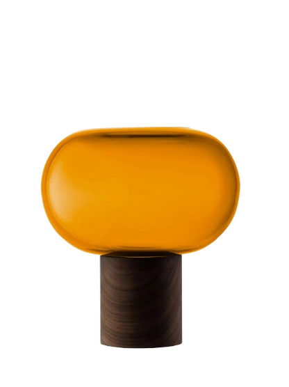 Oblate Vase H21.5cm - Amber