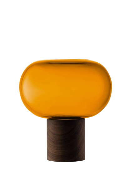 Oblate Vase H21.5cm - Amber