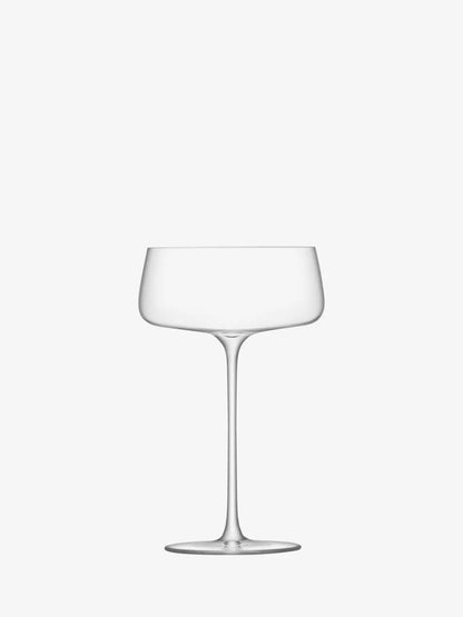 Metropolitan Champagne Saucer 300ml Clear x 4