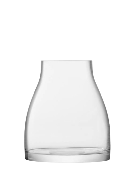 Flower Kiln Vase H21cm Clear