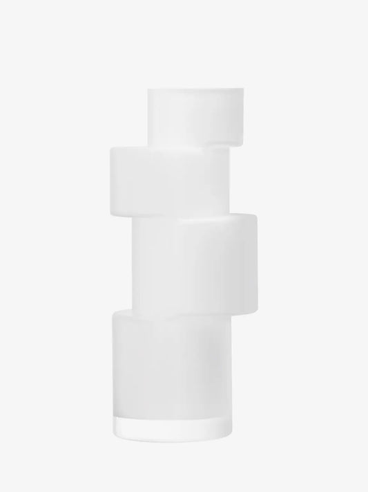 Tier Vase H35cm Chalk White