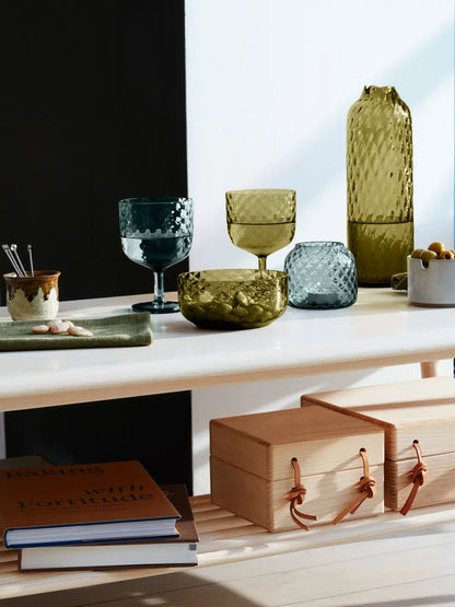 Dapple Tealight Holder - Water Blue