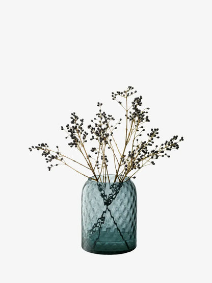 Dapple Vase Lantern Water Blue