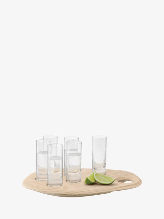 Palette Shot Set Clear & Ash Board W24cm/L29cm Clear
