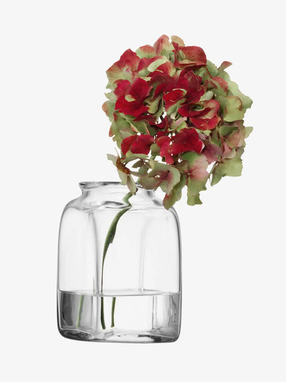 Umberto Vase H14cm Clear