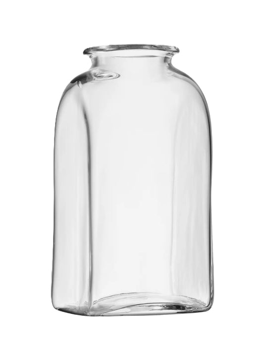 Umberto Vase H40cm Clear