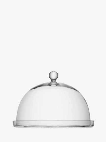 Vienna Plate & Dome 33/30 H22.5cm Clear