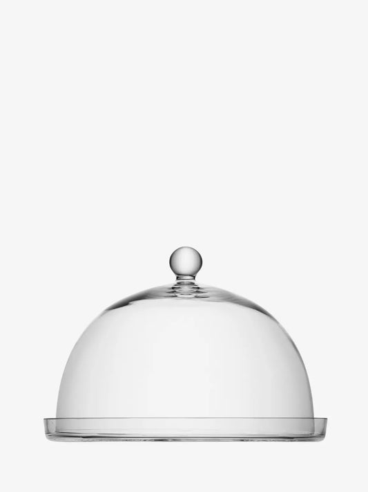 Vienna Plate & Dome 33/30 H22.5cm Clear