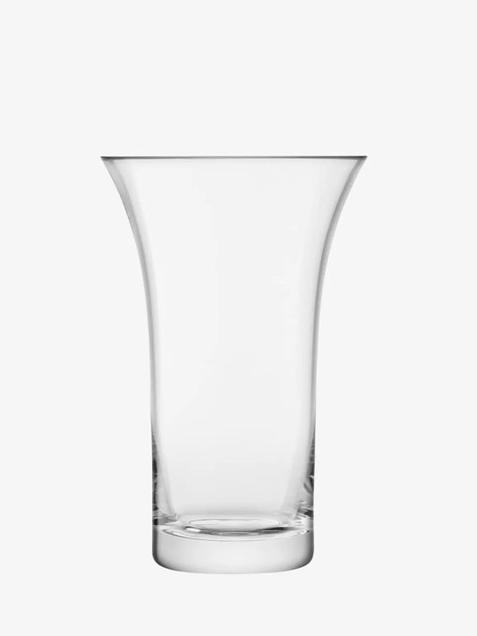 Flower Flared Bouquet Vase H26cm Clear