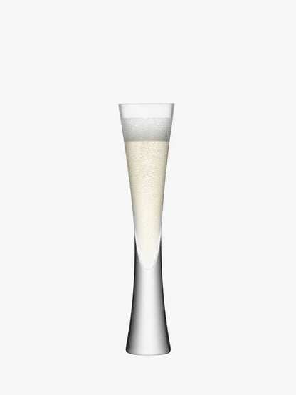 Moya Cut Champagne Flute 170ml Clear/Cut x 2