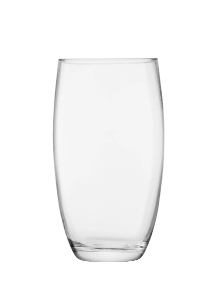 Flower Barrel Bouquet Vase H29cm Clear