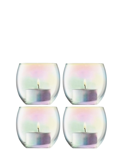 Pearl Tealight Holder Set of 4