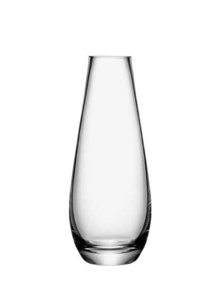 Flower Tall Stem Vase H29cm Clear