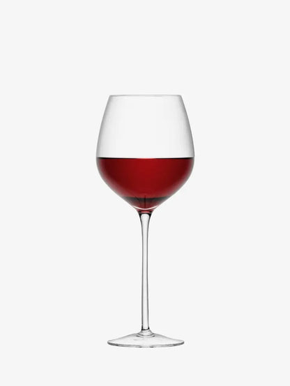 Red Wine glass 750ml clear x 2