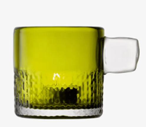 Handle Tealight Holder H9cm Olive