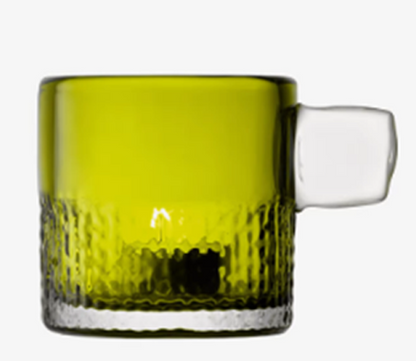Handle Tealight Holder H9cm Olive
