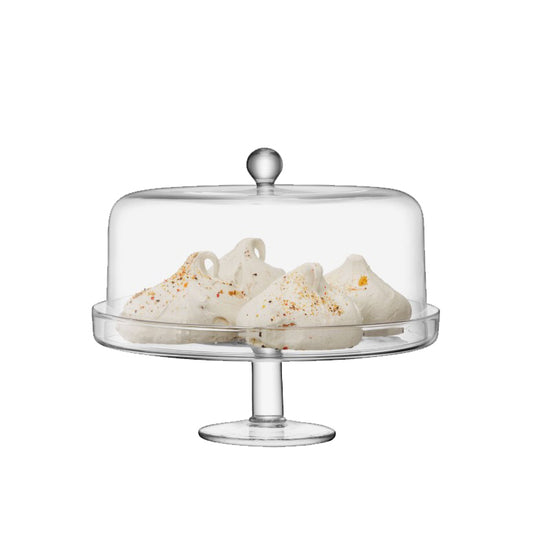 Klara Cakestand & Cover 33cm/30cm H30cm Clear