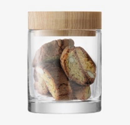 Lotta Container & Ash Lid H14cm Clear