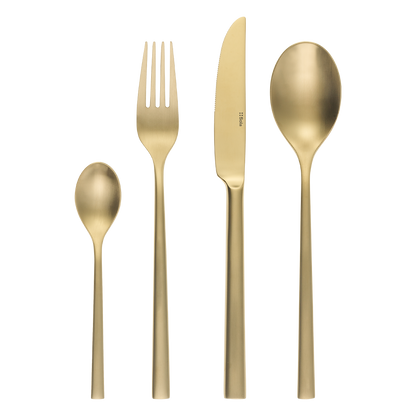 Cutlery Set - Porto PVD Champagne 24pcs