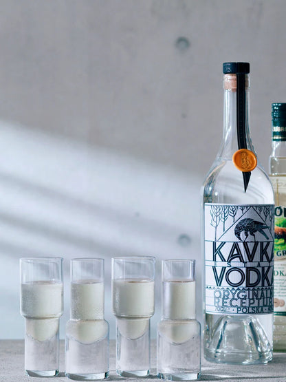 Vodka Shot Glass 50ml Clear x 4