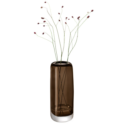 Melt Vase 34cm Mushroom Brown