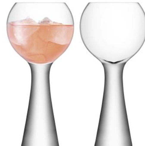 Moya Wine Balloon 550ml Clear x 2