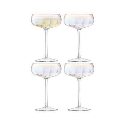 Pearl Champagne Saucer Set of  4