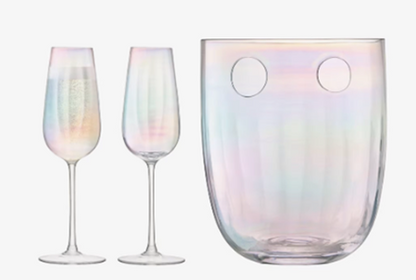 Pearl Champagne Flute set of 4