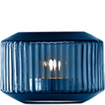 Rotunda Tealight Holder/Vase H7cm Sapphire