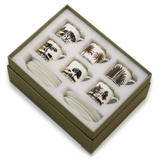 Gawa Cups - Set of 6 cups and 6 saucers